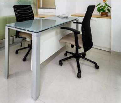 Aluminium Triangle Sleek Desk Leg