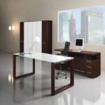 Metal Leg Executive Table