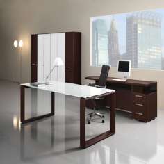 Metal Leg Executive Table